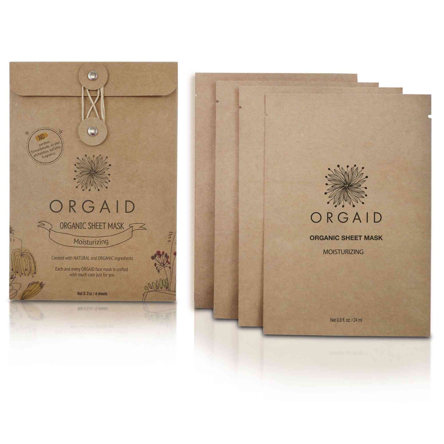 【ORGAID】エッセンスモイストマスク（4枚入りBOX）